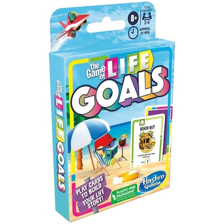 Hasbro The Game of Life Goals Card Game HSBF7608